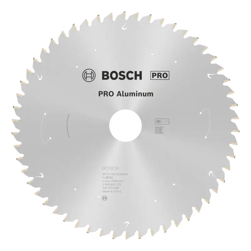 Bosch Pro Aluminium cordless Kreissägeblatt, 210 x 1,9 x 30 mm, 54 Zähne, für Akku-Tischkreissägen Preis Gesenkt