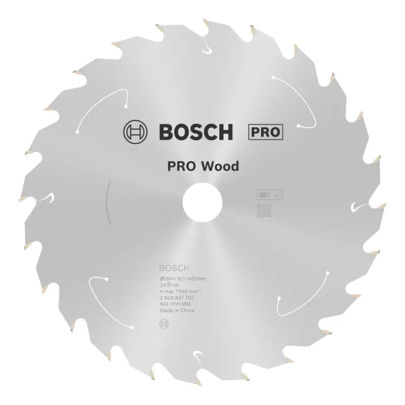 Sale Bosch Pro Wood cordless Kreissägeblatt, 184 x 1,6 x 20 mm, 24 Zähne, für Akku-Handkreissägen