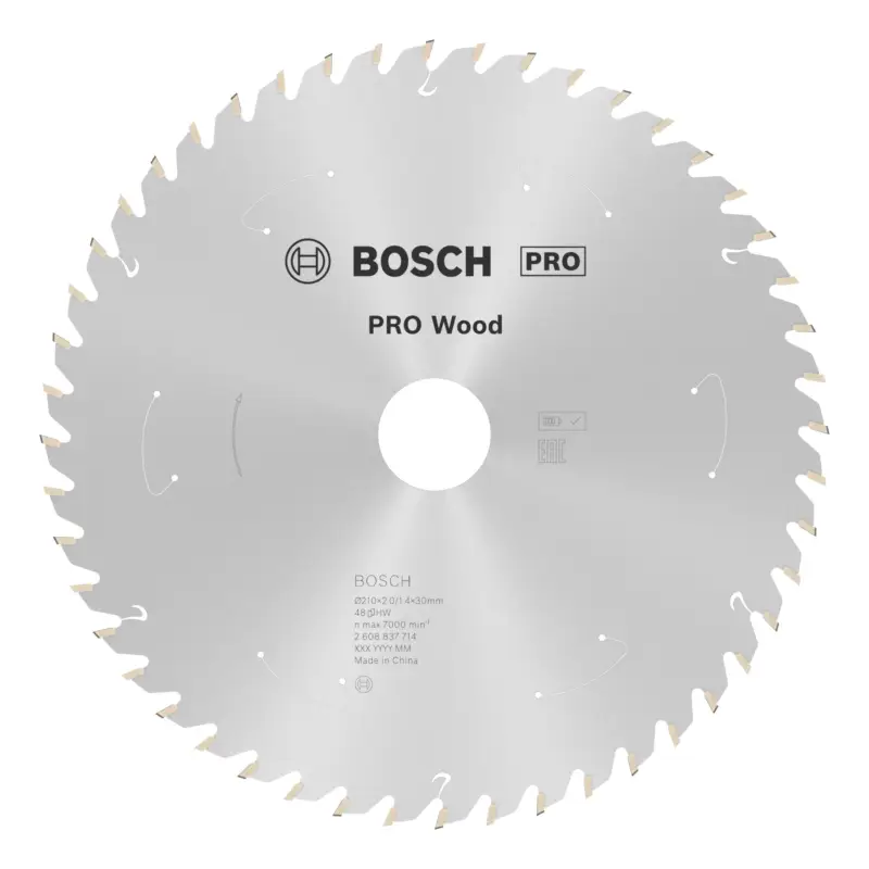 Bosch Pro Wood cordless Kreissägeblatt, 210 x 1,7 x 30 mm, 48 Zähne, für Akku-Tischkreissägen Kracherpreis