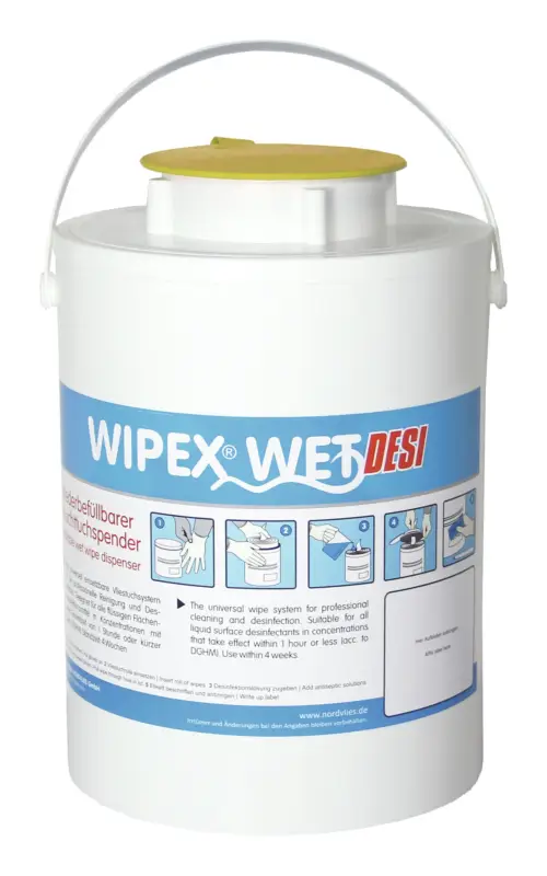 Nur Heute Wipex Feuchttuchspender Wet Desi, gelb Kunststoff