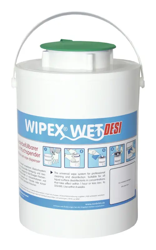 Preisknaller Wipex Feuchttuchspender Wet Desi, grün Kunststoff