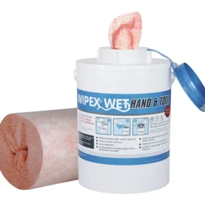 Wipex Vliestuch Wet Hand + Tool 2 Rollen + 2 Flaschen Starterpack Garantierte Lieferung