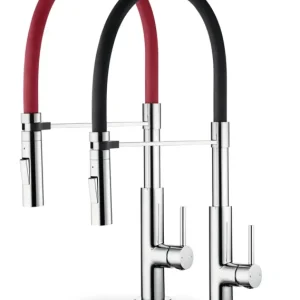 Pyramis Tenoro elegant Küchenarmatur Standmontage Messing, Chrom 90 x 218,5 mm Must-Have