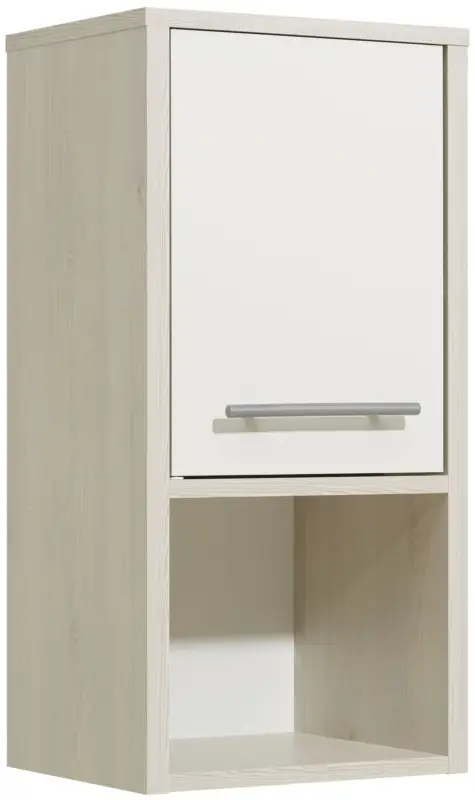 Direktkauf Pelipal Quickset 350 Wandschrank 330 x 680 x 280 mm - Pinie Ida quer Nachbildung / Pinie Ida Hell / Weiß Glanz