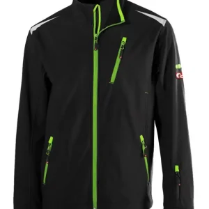 Mega-Angebot Fortis Herren-Softshelljacke twenty-four, schwarz/hellgrün, Größe M