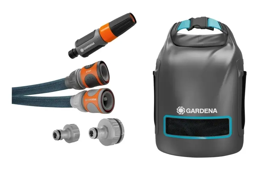 Ausverkauf Gardena Textilschlauch Set Liano Xtreme 1/2" 15m Tasche(Verpackungseinheit: 6Stück)