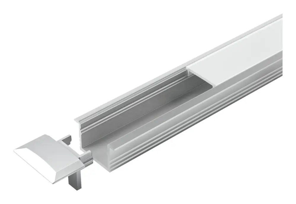 Halemeier ChannelLine B opal 10Set L3m Alu-+ Abdeckprofil Echt