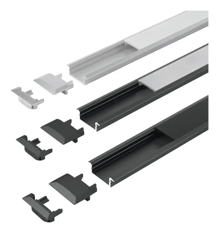 Halemeier ChannelLine C 10er Set L2m, Alu/Abdeckung klar Mega-Angebot