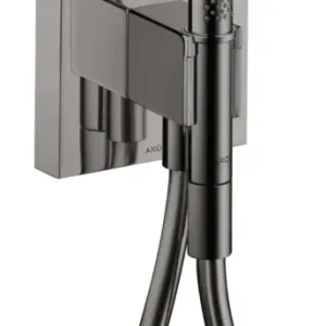 Axor Starck Organic Portereinheit mit Stabhandbrause und Brauseschlauch - Polished Black Chrome Sonderaktion
