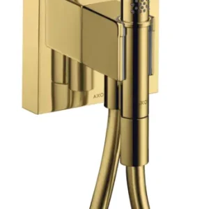 Axor Starck Organic Portereinheit mit Stabhandbrause und Brauseschlauch - Polished Gold Optic Billig