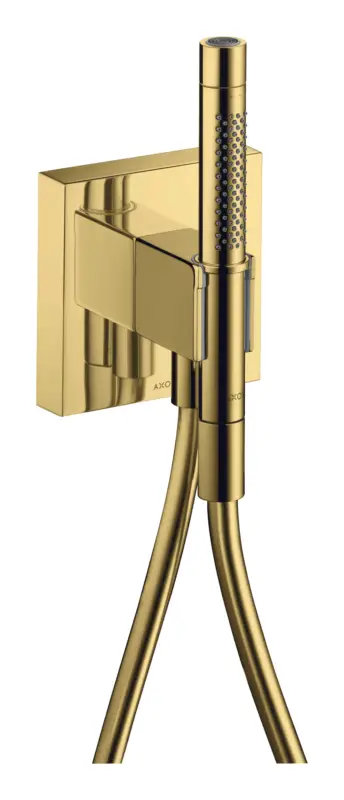 Axor Starck Organic Portereinheit mit Stabhandbrause und Brauseschlauch - Polished Gold Optic Billig