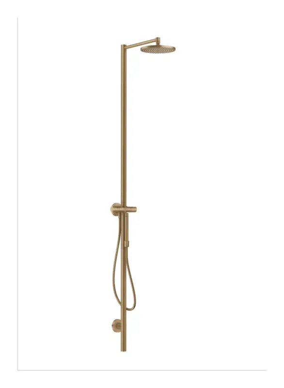 Sonderangebot Axor Starck Nature Duschsäule mit Kopfbrause und Stabhandbrause - Brushed Bronze