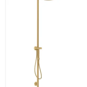 Axor Starck Nature Duschsäule mit Kopfbrause und Stabhandbrause - Brushed Gold Optic Top-Preis