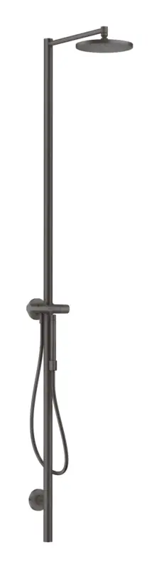 Axor Starck Nature Duschsäule mit Kopfbrause und Stabhandbrause - Brushed Black Chrome Top-Angebot