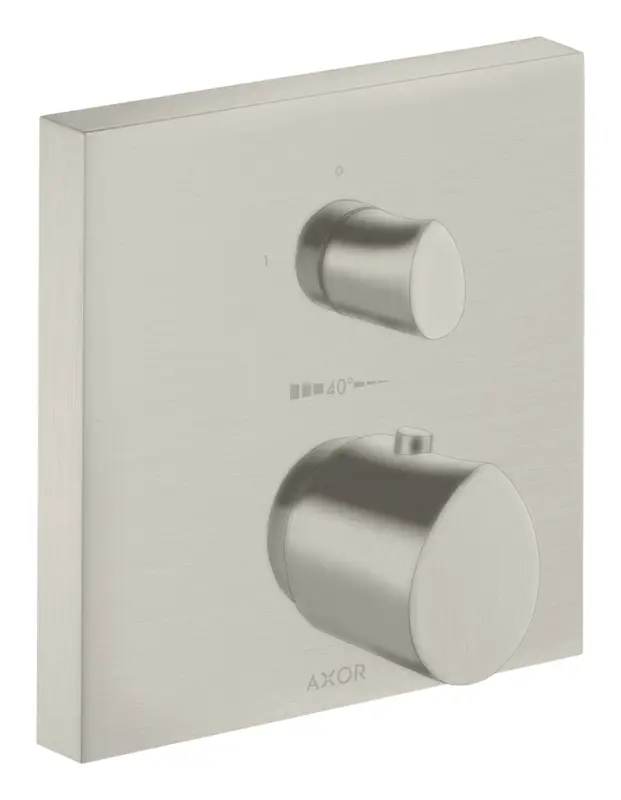 Axor Starck Organic Thermostat mit Absperrventil Unterputz - Edelstahl Optic Angebot