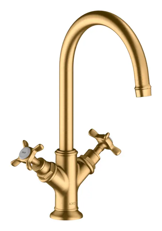 Axor Montreux 2-Griff Waschtischarmatur 210 - Brushed Brass Sale