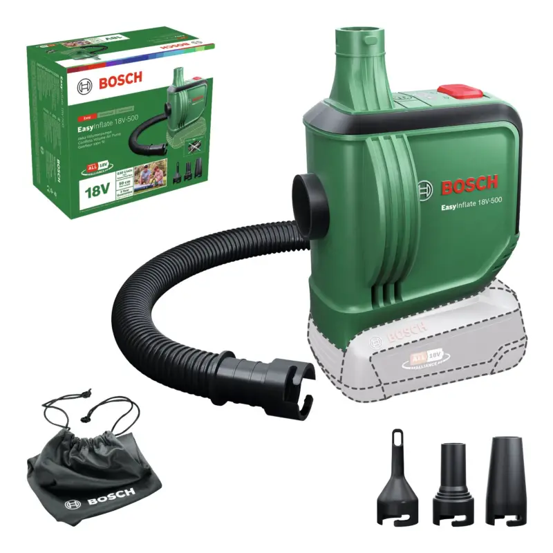 Wochenendangebot Bosch Akku-Volumenpumpe EasyInflate 18V-500 - in Tasche