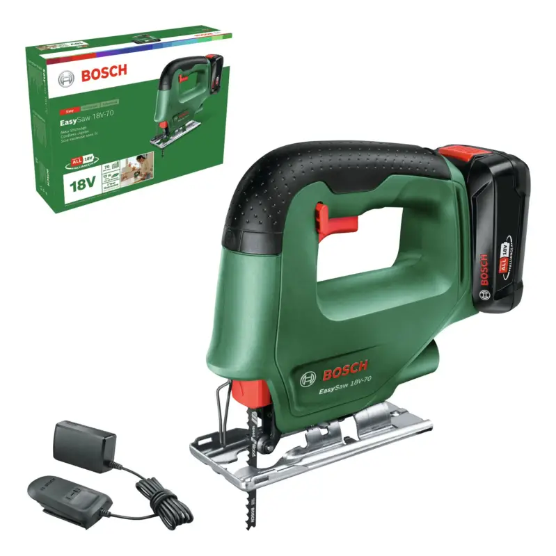 Angebot Bosch Akku-Stichsäge EasySaw 18V-70 mit 1x Akku 2 Ah - im Karton