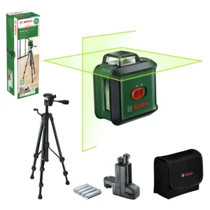 Bosch Kreuzlinien-Laser UniversalLevel 360 Set mit Stativ TT 150 - im Karton Meistverkauft