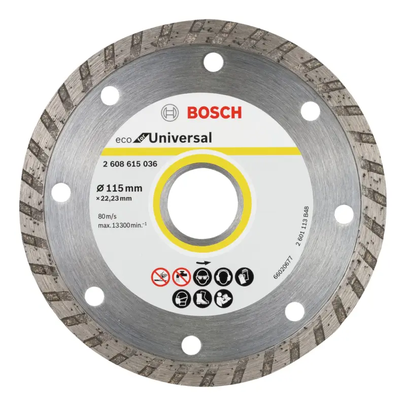 Bosch Zubehör Diamanttrennscheibe Turbo Eco For Universal, 115 mm Zertifiziert