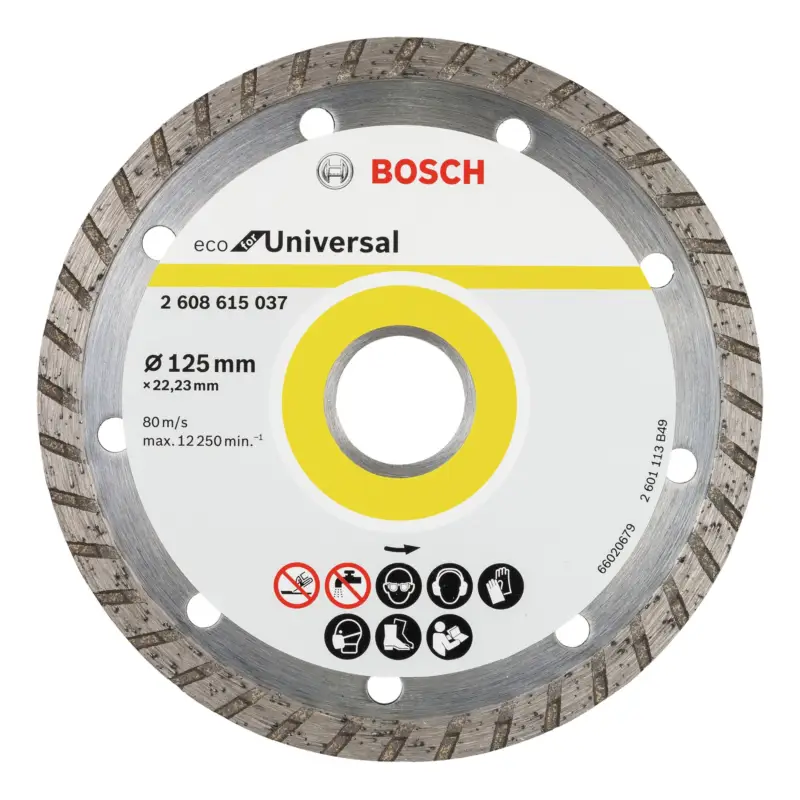 Bosch Zubehör Diamanttrennscheibe Turbo Eco For Universal, 125 mm Neue Ware