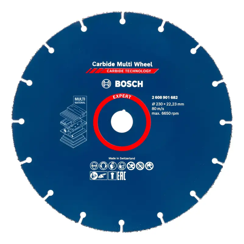 Angebot Bosch Expert Carbide Multi Wheel Trennscheibe, 230 mm, 22,23 mm
