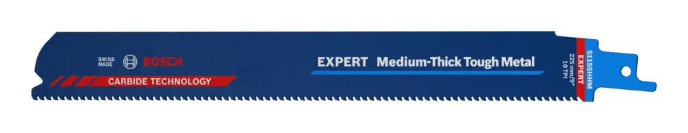 Bosch Expert Medium-Thick Tough Metal S1155HHM Säbelsägeblatt - 3er-Pack Solange Der Vorrat Reicht