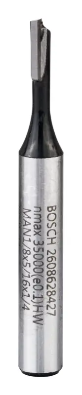 Bestseller Bosch Pro Nutfräser einschneidig, 1/4-Zoll, 3,2 x 7,7 x 51 mm