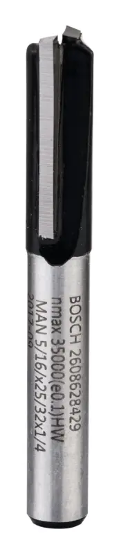 Bosch Pro Nutfräser zweischneidig, 1/4-Zoll, 8 x 19,6 x 51 mm für Handfräsen Heißes Angebot