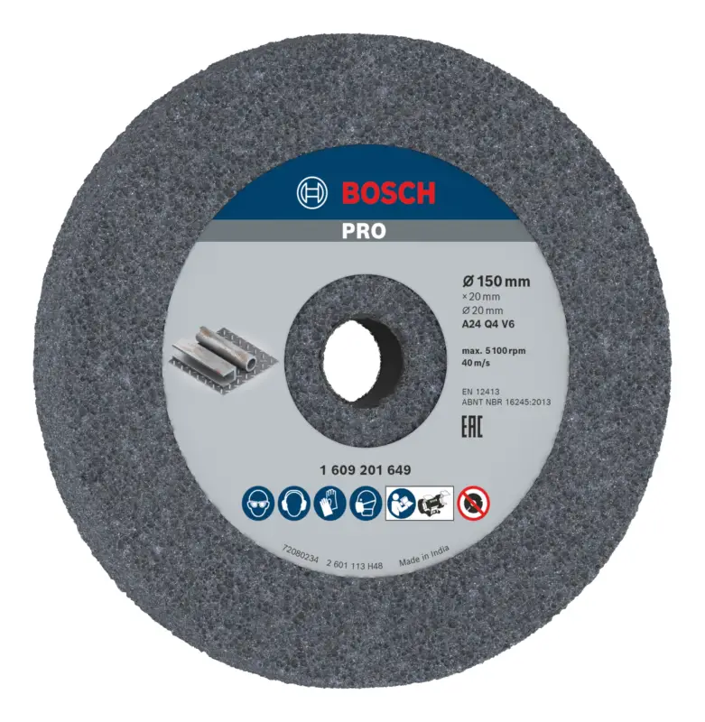 Begrenztes Angebot Bosch Pro Steel Schleifscheibe, 150 x 20 x 20 mm, G24 für Doppelschleifmaschinen