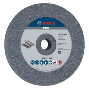 Wochenendangebot Bosch Pro Steel Schleifscheibe, 150 x 20 x 20 mm, G60 für Doppelschleifmaschinen
