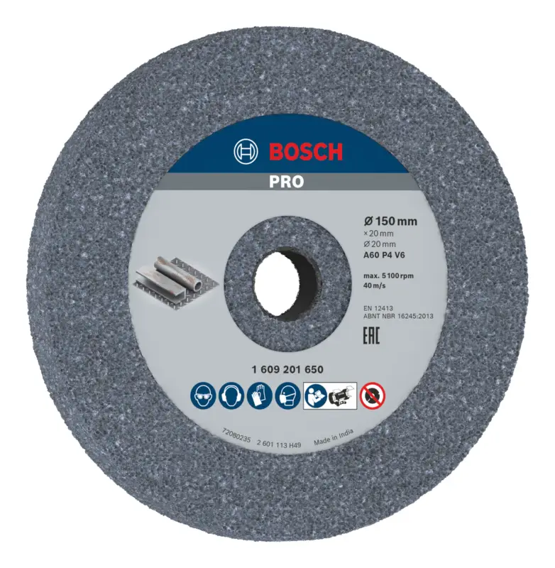 Wochenendangebot Bosch Pro Steel Schleifscheibe, 150 x 20 x 20 mm, G60 für Doppelschleifmaschinen