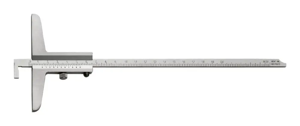 Preisknaller Fortis Tiefenmessschieber mit abgesetzter Messstange 200 mm 1/50