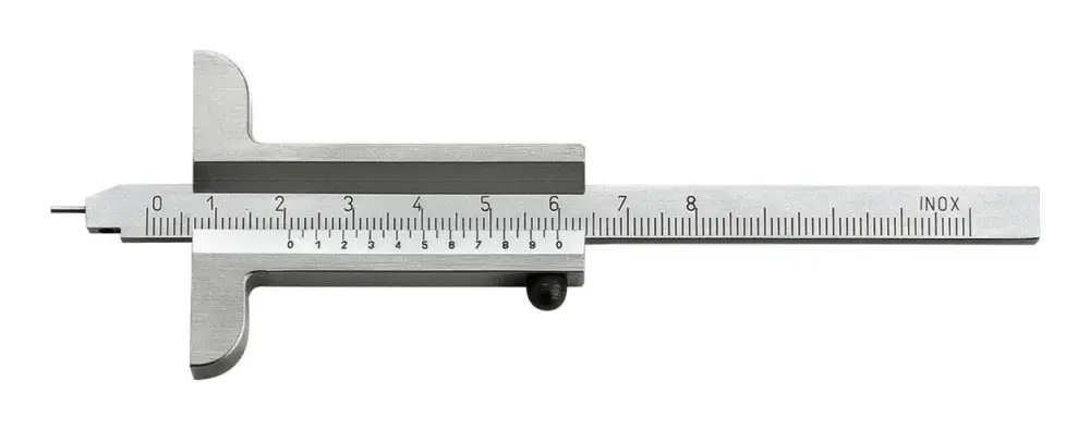 Fortis Tiefenmessschieber mit Messstift 200 mm 1/50 Sichere Zahlung