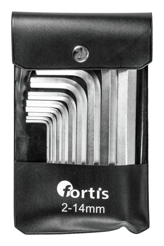 Fortis Winkelschraubendreher-Satz 10-teilig 2-14 mm Neue Ware