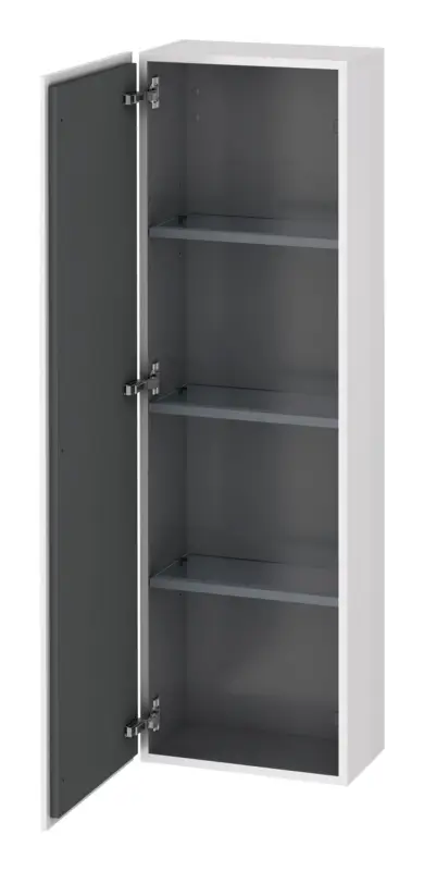 Expressversand Duravit L-Cube Halbhochschrank mit 1 Tür Anschlag links 400 x 1320 x 243 mm - Taupe Matt