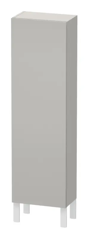 Markenware Duravit L-Cube Halbhochschrank mit 1 Tür Anschlag rechts 400 x 1320 x 243 mm - Betongrau Matt