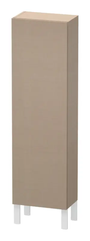 Preis Gesenkt Duravit L-Cube Halbhochschrank mit 1 Tür Anschlag rechts 400 x 1320 x 243 mm - Leinen Matt