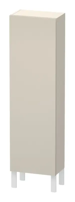 Duravit L-Cube Halbhochschrank mit 1 Tür Anschlag rechts 400 x 1320 x 243 mm - Taupe Matt Schnäppchen