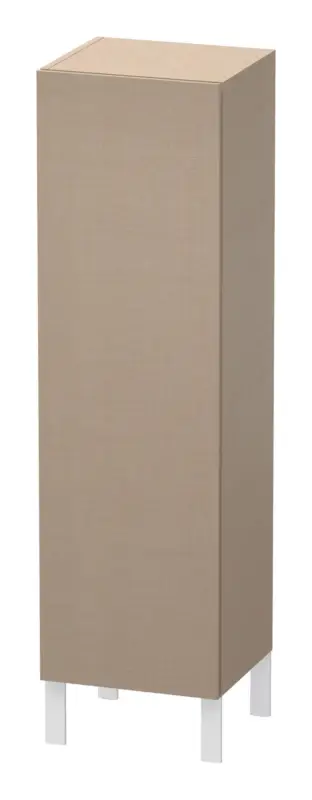 Duravit L-Cube Halbhochschrank mit 1 Tür Anschlag links 400 x 1320 x 363 mm - Leinen Matt Nur Für Kurze Zeit