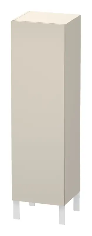 Duravit L-Cube Halbhochschrank mit 1 Tür Anschlag rechts 400 x 1320 x 363 mm - Taupe Matt Aktuell