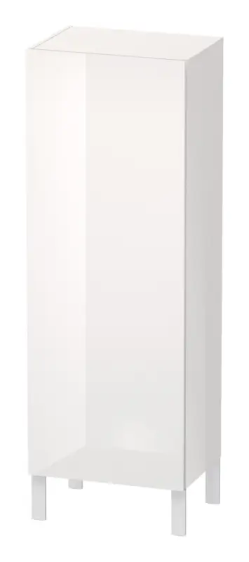 Duravit L-Cube Halbhochschrank mit 1 Tür Anschlag links 500 x 1320 x 363 mm - Weiß Hochglanz Lack Solange Der Vorrat Reicht