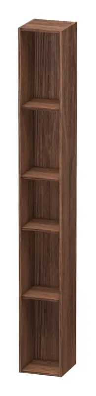Duravit L-Cube Regalelement wandhängend mit 5 Fächern 180 x 1000 x 180 mm - Nussbaum dunkel Matt Top-Preis