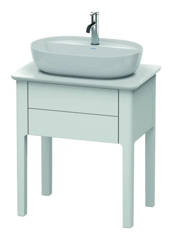 Finale Aktion Duravit Luv Waschtischunterschrank bodenstehend mit 1 Auszug 638 x 743 x 450 mm - Nordic Weiß Seidenmatt Lack