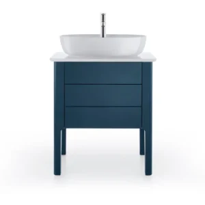Wochenendangebot Duravit Luv Waschtischunterschrank bodenstehend mit 2 Auszügen bodenstehend 688 x 743 x 450 mm - Nachtblau Seidenmatt Lack