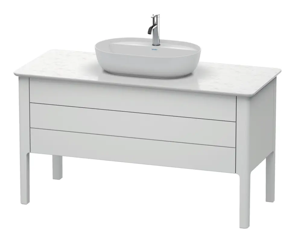 Duravit Luv Waschtischunterschrank bodenstehend mit 2 Auszügen bodenstehend 1388 x 743 x 570 mm - Steingrau Seidenmatt Lack Jetzt Bestellen