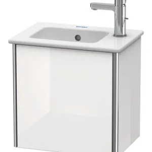 Abverkauf Duravit XSquare Waschtischunterschrank mit 1 Tür Anschlag links 410 x 400 x 289 mm - Weiß Seidenmatt Lack