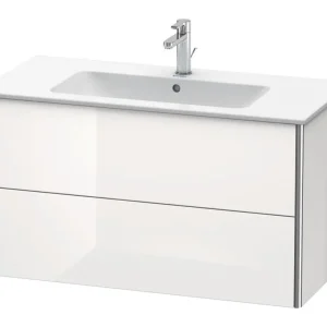 Angebot Duravit XSquare Waschtischunterschrank mit 2 Auszügen 1010 x 560 x 478 mm - Taupe Seidenmatt Lack