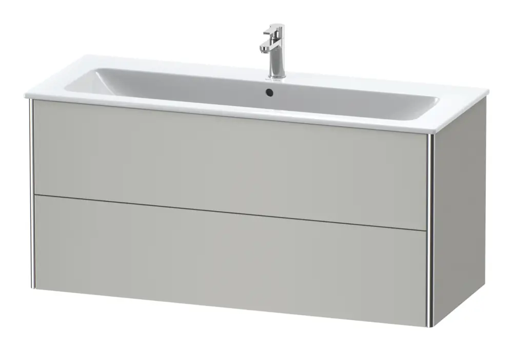 Duravit XSquare Waschtischunterschrank mit 2 Auszügen 1210 x 560 x 478 mm - Betongrau Matt Solange Der Vorrat Reicht