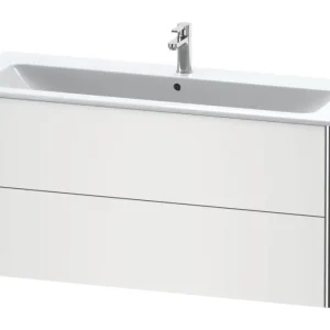 Zertifiziert Duravit XSquare Waschtischunterschrank mit 2 Auszügen 1210 x 560 x 478 mm - Weiß Matt
